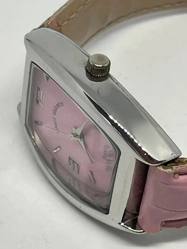 Montre Louis Valentin rose femme vintage quartz suisse – design suisse, élégant et résistant à l'eau – photo 8